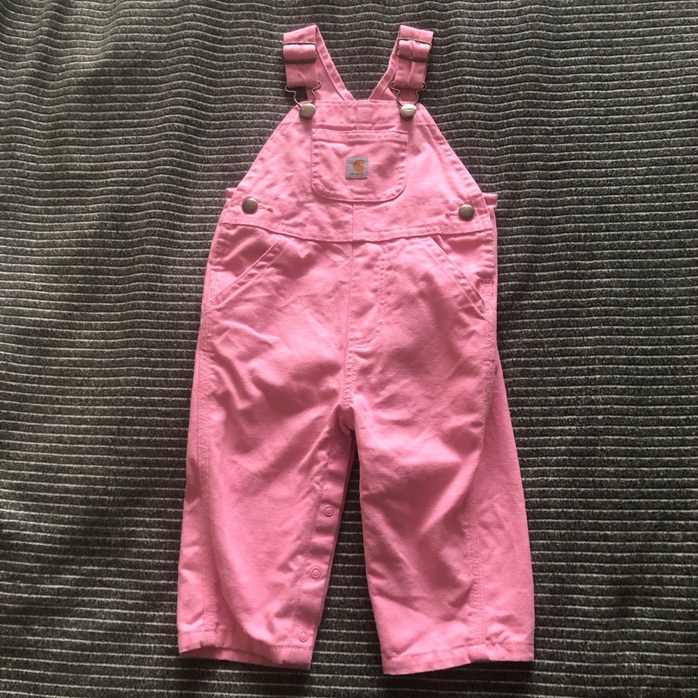 Carhartt Pink Kids Overalls